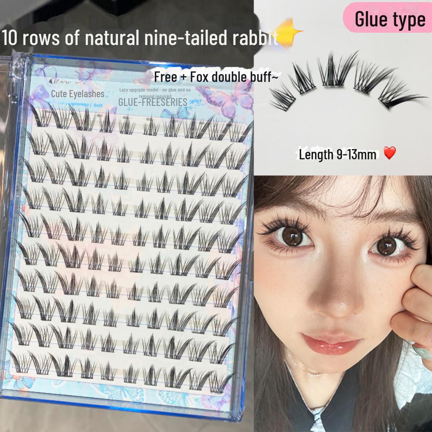 

Натуральные ресницы Butterfly Girl без клея - Густой, фотогеничный стиль для азиатских горячих девушек