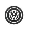 VW Car Coasters Water Cup Slots Non-Slip Mat Waterproof Water Cup Mat Drink Pad For Volkswagen Golf Polo Tiguan T-ROC hub cap vhcp29 knuz4