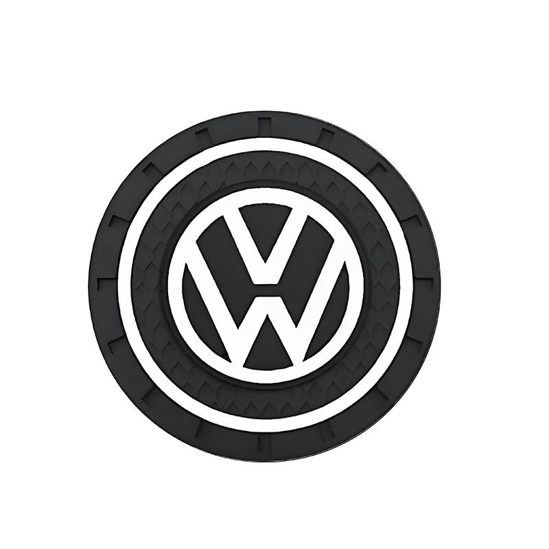 

Silica Gel Car Coaster Water Cup Bottle Holder Anti-slip Pad Mat Accessories For Volkswagen Golf GTI Bora Passat Tiguan Scirocco