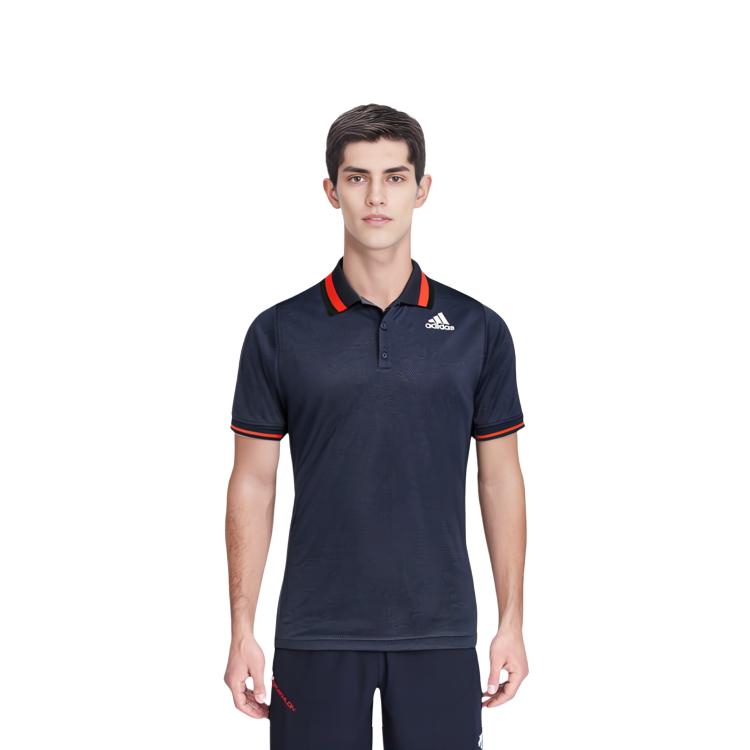 Adidas Polo Shirt Men's Navy Blue H31439