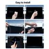 High Transparencys Tempereds Glass Guard for Model 3 2023-2025 Rear Seat Display 8inch Shatters Resistant Film