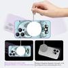 Blue Coat Panda Pattern Case For iPhone 17 Pro Max Magnetic For Magsafe Silicone Cover For iPhone 16 Pro Max Funda iPhone 15 14 13 12 11 16E Air