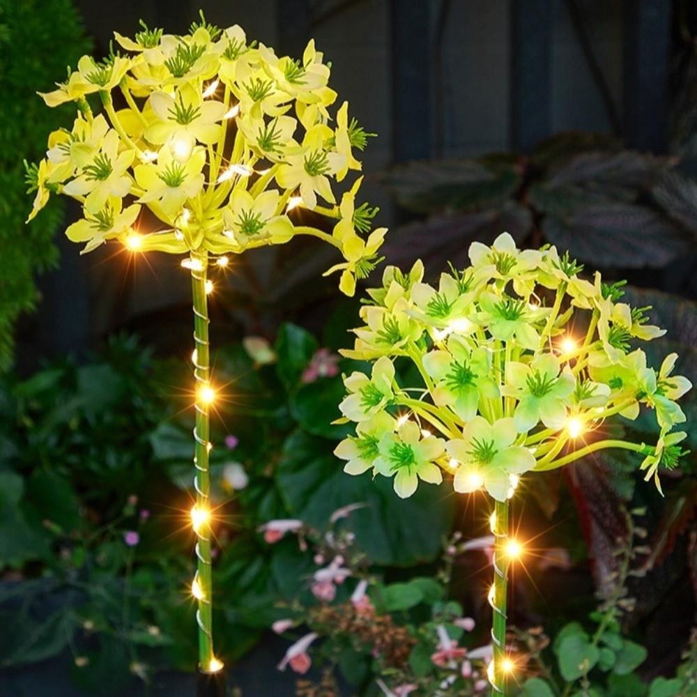 Waterproof Solar Hydrangea Flower Lamp Landscaping Landscape Light Villa Courtyard Landscape Court