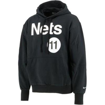 Nike X NBA BKN Essential Nets 11 Letter Sports Hoodie Men Hoodies Black DH6535-011