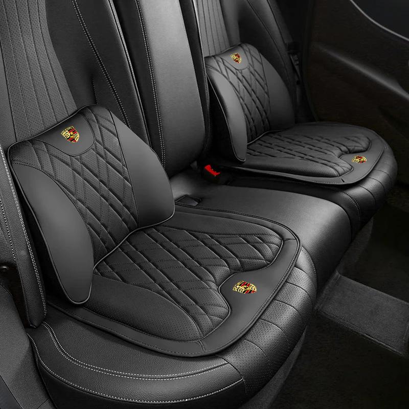 Porsche Cayenne, Macan, Panamera, 911/718 Car Headrest & Lumbar Support Cushions