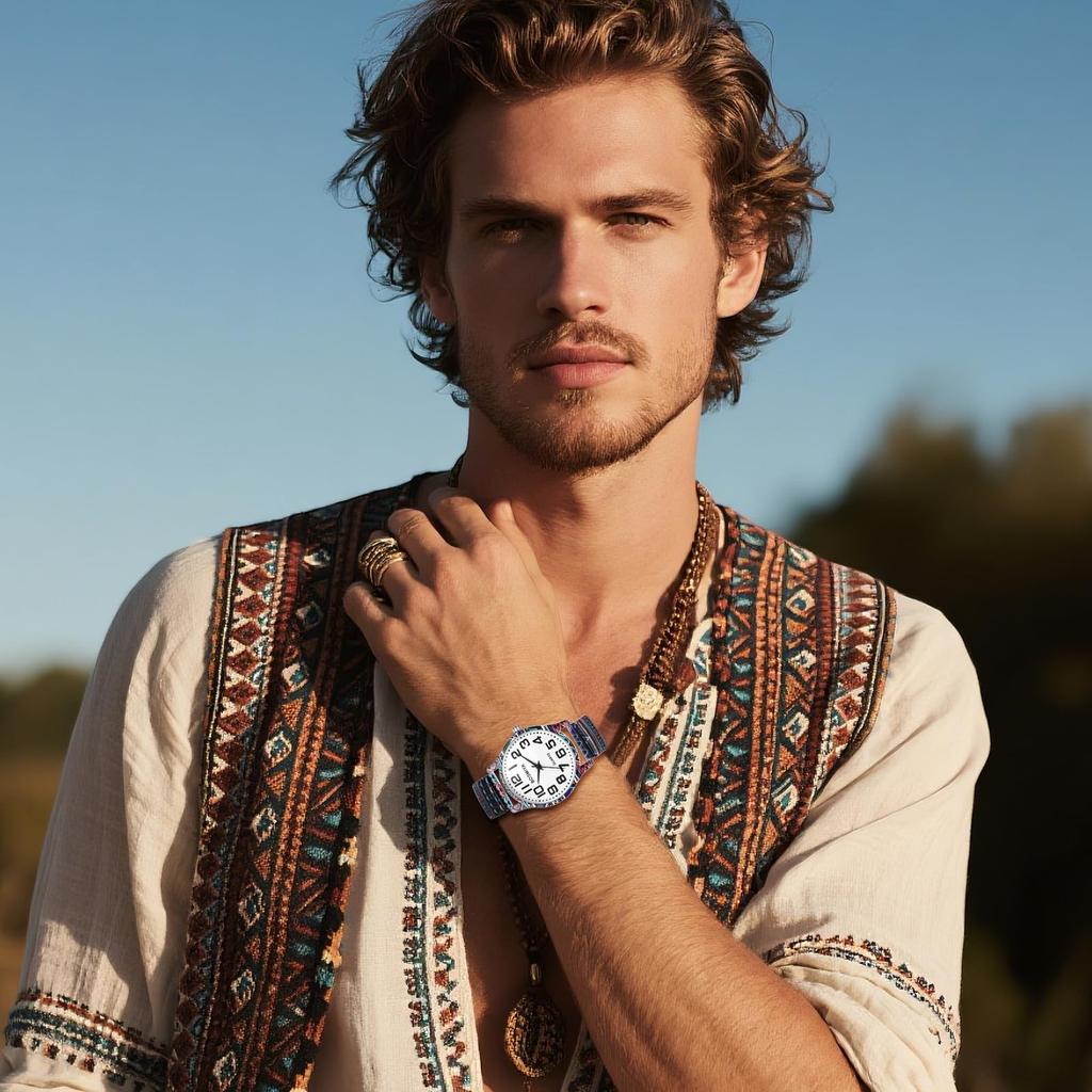 Bohemia Women's Analog Watch, Colorful: Stainless Steel Strap, Waterproof, Fashion Accessory - Perfect Gift for Birthdays, Anniversaries, Valentine's