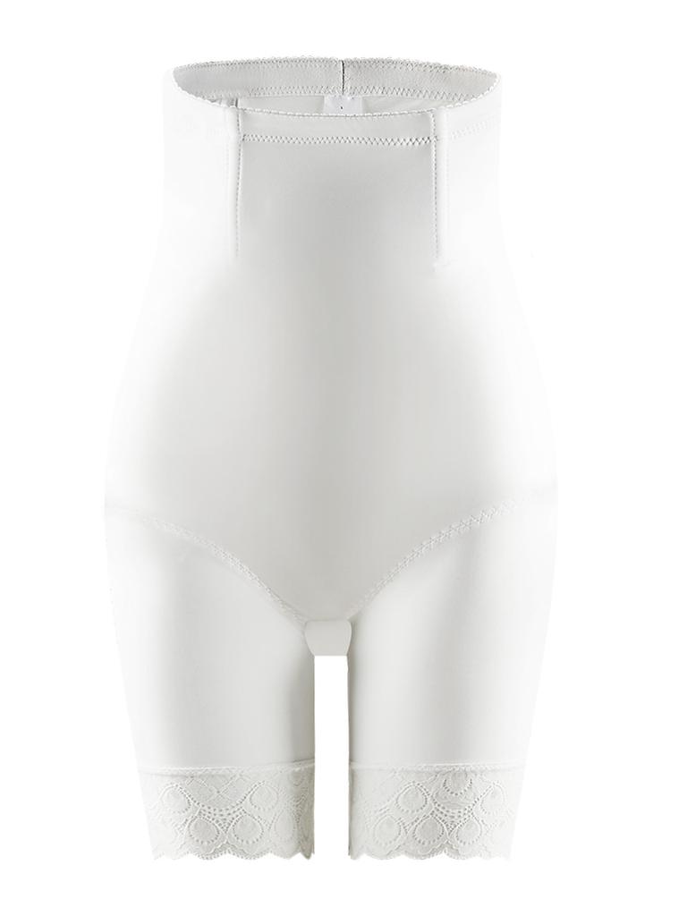 Sicherheitshose mit flachem Winkel, Spitzen-Body-Tuck-Unterwäsche für Frauen, Kontrollhöschen, hohe Taille, Body-Shapewear-Höschen