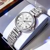 OLEVS Women Quartz Watch Fashion Rose Gold Stainless Steel Strap Waterproof Analog Wristwatch with Calendar Reloj Hombre