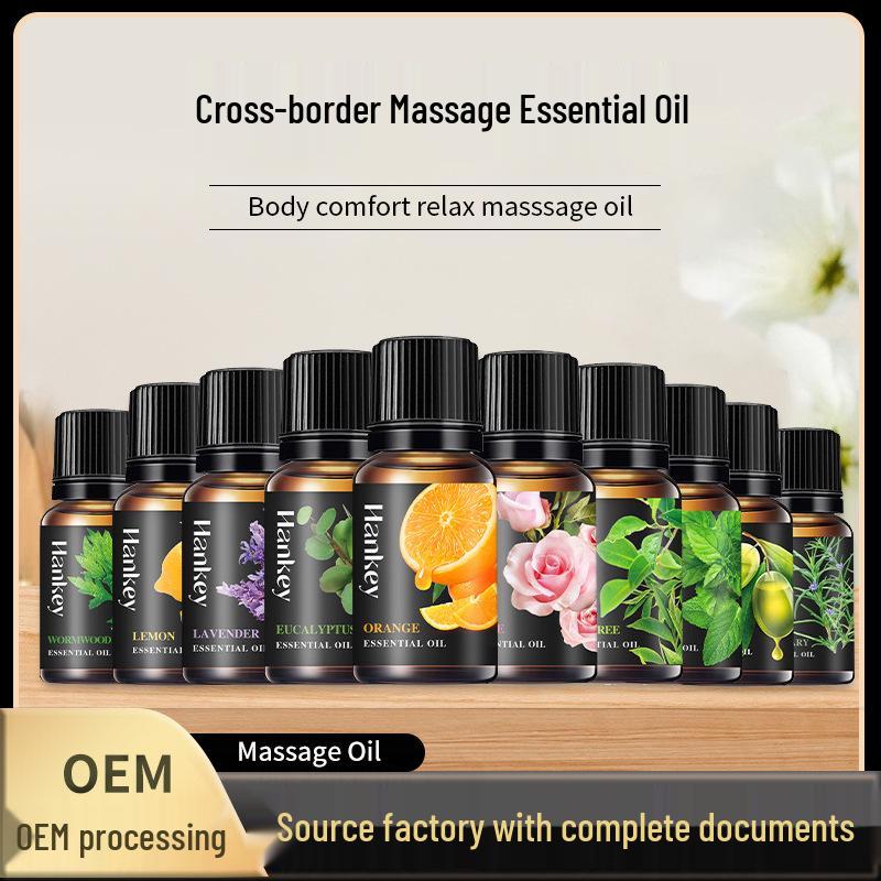 Cross-Border English Massage Oil: Ginger & Lavender Essential Oils for Tui Na SPA & Body Therapy