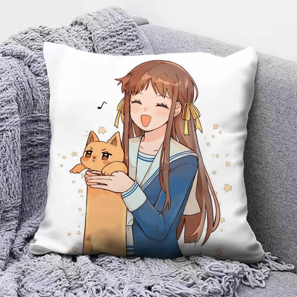 Manga Fruits Basket Anime Home Sofa Cushion Covers and Aecorative Custom Pillow Covers