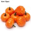 5PCS Foam Foam Pumpkin Mini Size Halloween Decorate Pumpkins Artificial Pumpkin  For Halloween