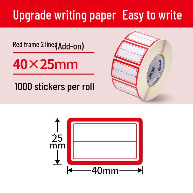 Waterproof Self-Adhesive Name Label Stickers