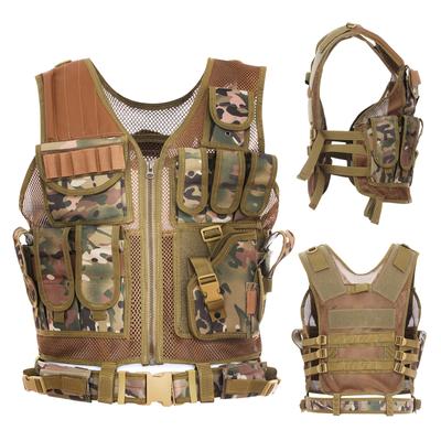 Breathable Vest Multi-functional Breathable Vest Outdoor Quick Disassembly CS Field Protections Vest Training Equipment