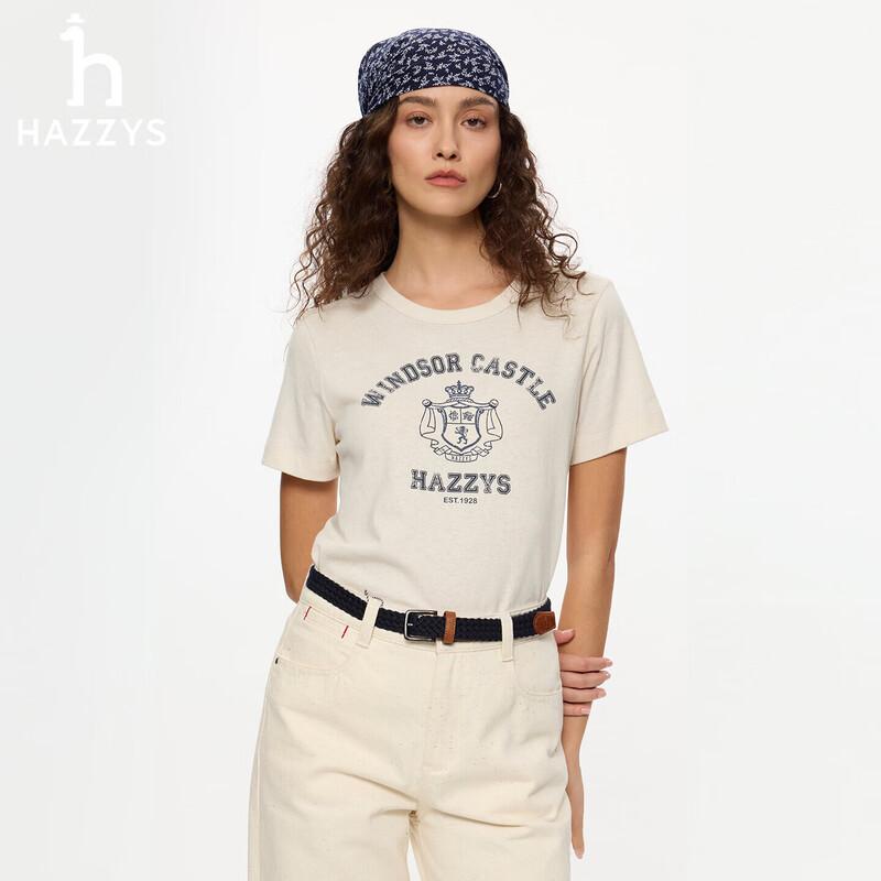 HAZZYS Women's Printed Short Sleeve T-Shirt ASTSE0DBE58