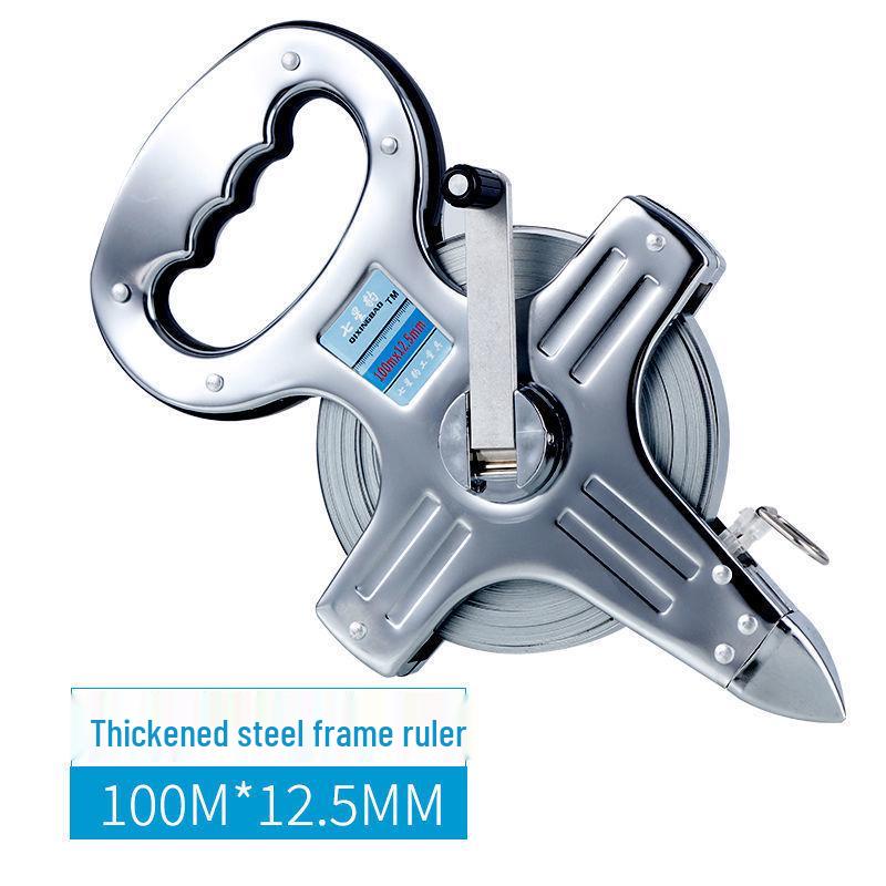 Steel Frame Measuring Tape - 50m, 30m, 100m | Handheld Construction & Land Use