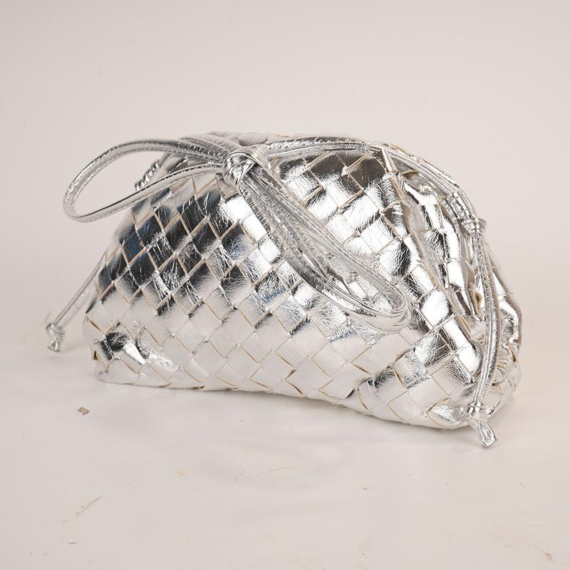 New Woven Women's Bags Spring and Summer Versatile Cloud Bags Trendy Dumpling Bags Underarm Bags