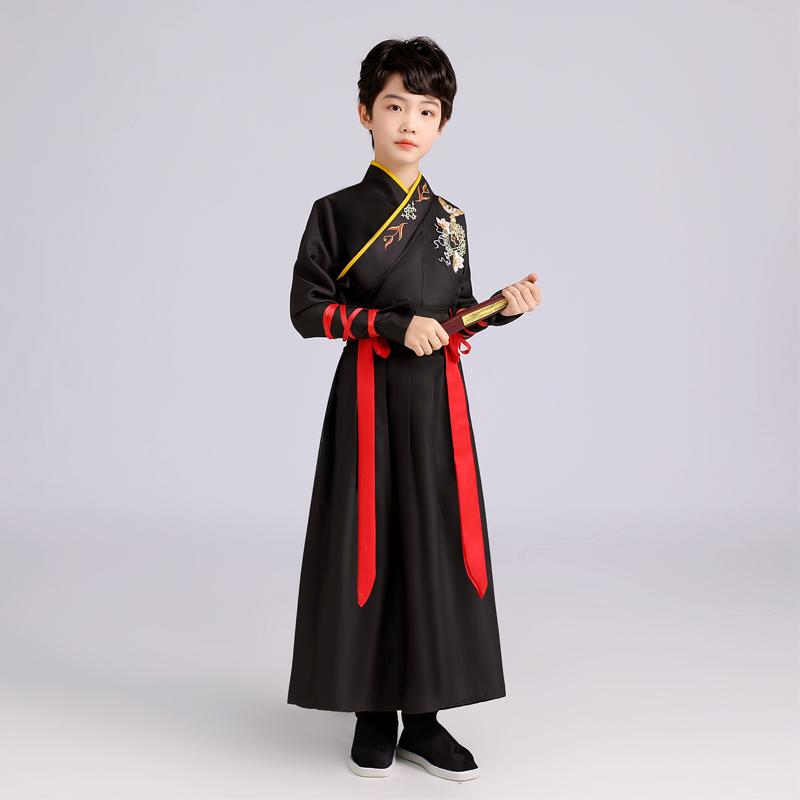 Dance Wear Cosplay Costumes Kung Fu Party Children's Clothing Ethnic Style Vintage Kids Clothes Girls Dress Boy Hanfu Stage