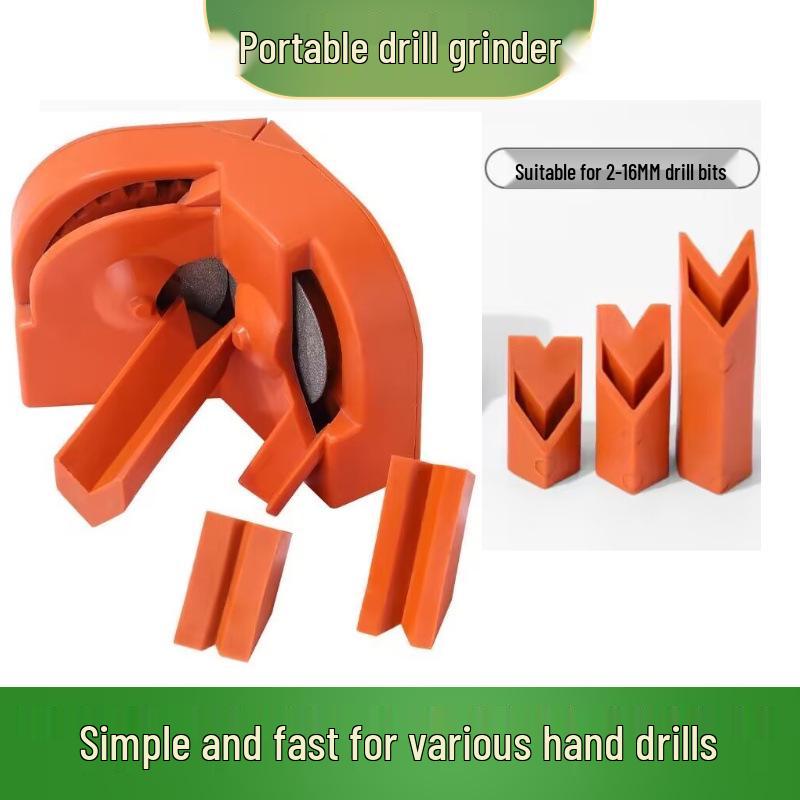 Multi-Functional Portable Grinder: Twist Drill, Impact Drill, Milling Cutter, and Kitchen Knife Sharpener