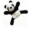 9pcs Stuffed Plush Panda Magnetic Toy Decorating Refrigerator Magnet for Home Beauty Decoration