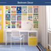 Alphabet Number Sticker Education And Learning Poster Early Education Poster Classroom Decor