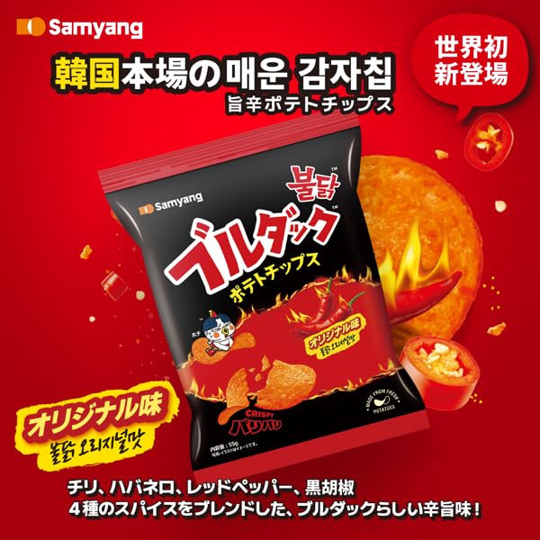 Sanyo Japan Burdak Potato Chips Original 55g X 20 Bags