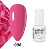 GELPOLISH Nail Art Set: Base, Top Coat, Transparent & White Gel Polishes