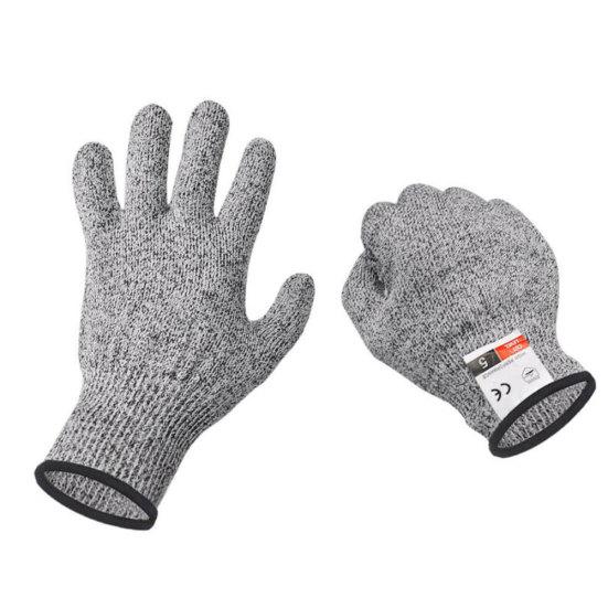 1 Pair Cut Proof Stab Resistant Stainless Steel Wire Metal Mesh Safety Gloves