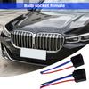 1/2/3/4Pair Wiring Harness Socket Headlight Fog Lamp Female Connector Universal for 9003 H4 Bulb Socket Accessories for Vehicles
