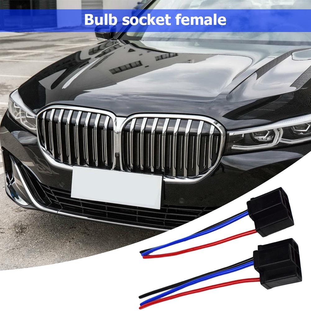 1/2/3/4Pair Wiring Harness Socket Headlight Fog Lamp Female Connector Universal for 9003 H4 Bulb Socket Accessories for Vehicles