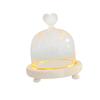 Glass Cloche Dome DIY Flowers Cover Showcase Party Cloche Bell Jar Display Case Nordic Transparent Dome Cloche Cloche Dome