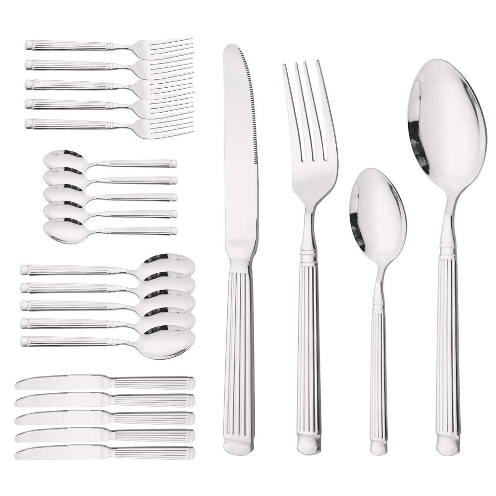 

Черный набор столовых приборов из 24 предметов, нож, вилка, кофейная ложка, столовые приборы, столовая посуда, столовое серебро из нержавеющей стали, набор кухонных столовых приборов