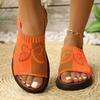 Fashion Women Flat Sandals Mesh Fish Mouth Casual Low Heels Sandals New Summer Platform Shoes Women Sports Wedges Beach Comfort Sandals