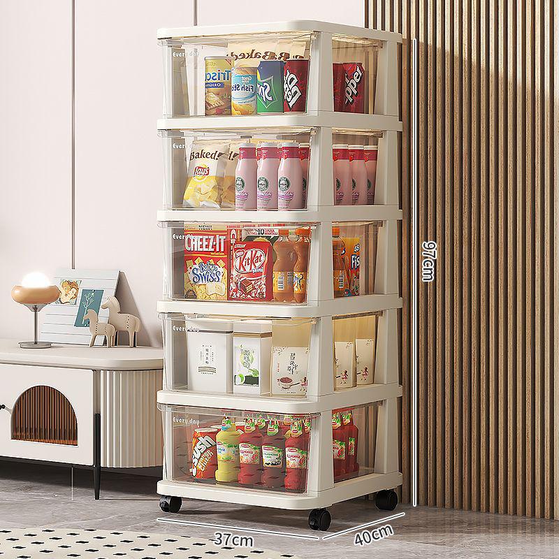 Sertar de depozitare din plastic pentru gustări și jucării - Cutie organizatoare pentru casă