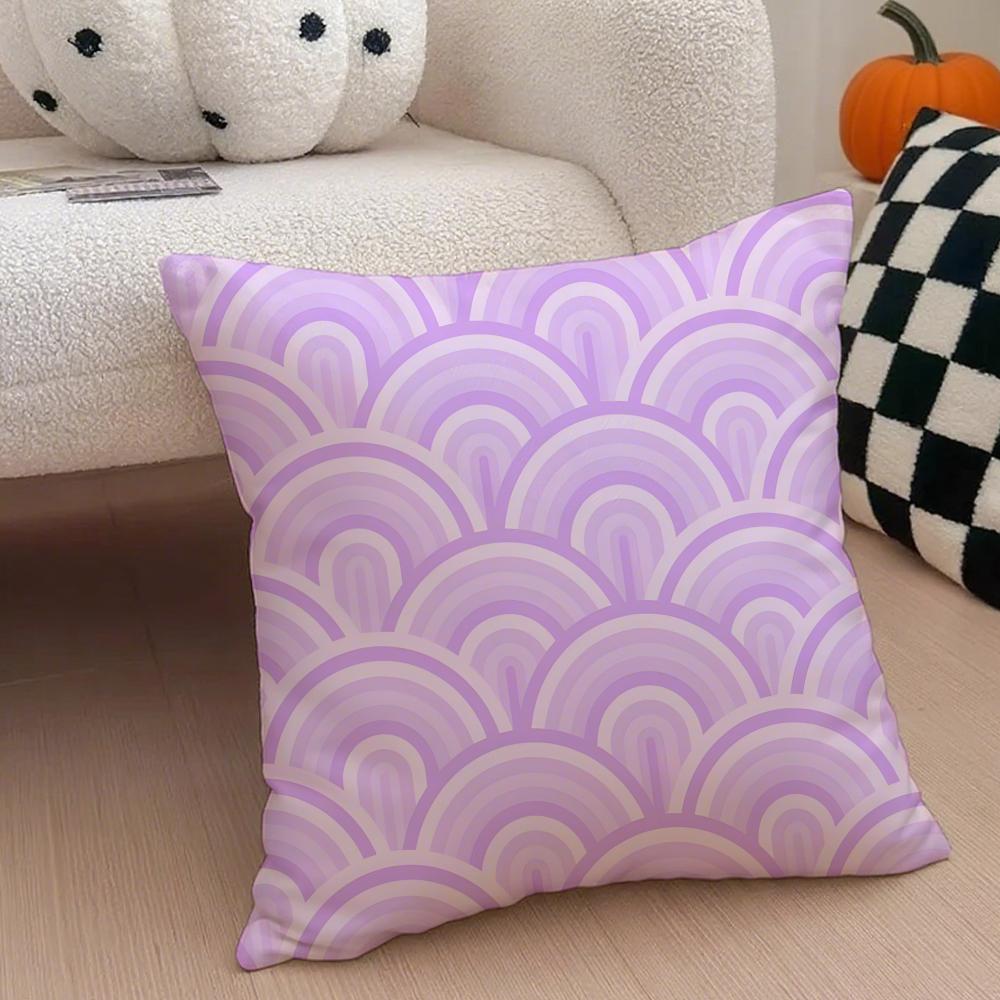 

CColorful geometric patterns Cushion Cover Linen Pillow Case Soft Breathable Protective Couch Room Decoration 30x30cm