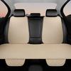 Linen Car Seat Cover Suitable For All Seasons, Small Three Piece Single Seat Anti-Skid Protector, Universal For Most Suvs, Truck