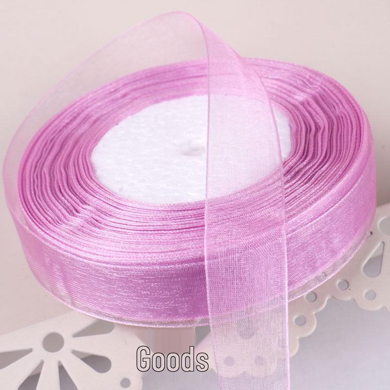 2cm Transparent Gauze Ribbon for Gift Boxes, Cake Decorations, Headbands, and Dance Streamers