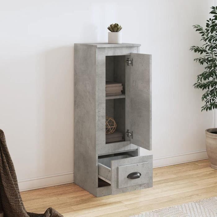 VidaXL Highboard Concrete Grey 36x35.5x103.5 Cm Engineered Wood 816308