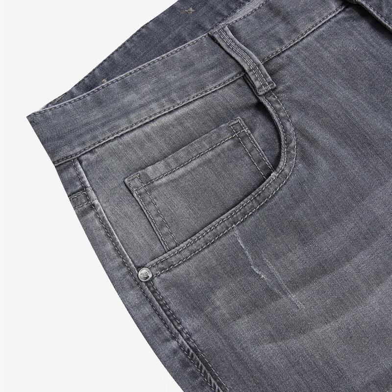 K-Boxing Men's Business Casual Straight-Leg Stretch Jeans