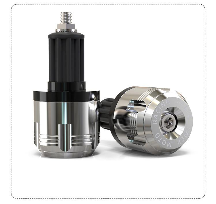 CNC Motorcycle Handle Plug CB190R Modified Accessory Personalized Handlebar Grips Cap for 17-20mm Hollow Straight Tube