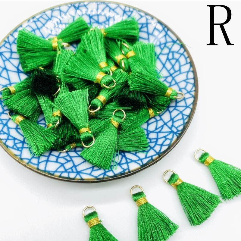 100-10pcs Polyester Trim Fringe Tassel Sewing Curtains Accessories DIY Keychain Cellphone Straps Pendant Tassels Jewelry Making
