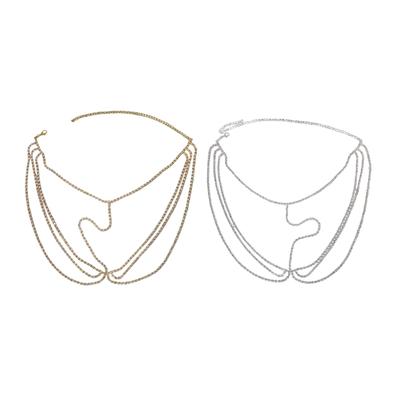 Sparkling Multilayer Face Chain Hair Headdress Veil Mask Fashion Face Chain Perfect for Special Occasions Role Playing