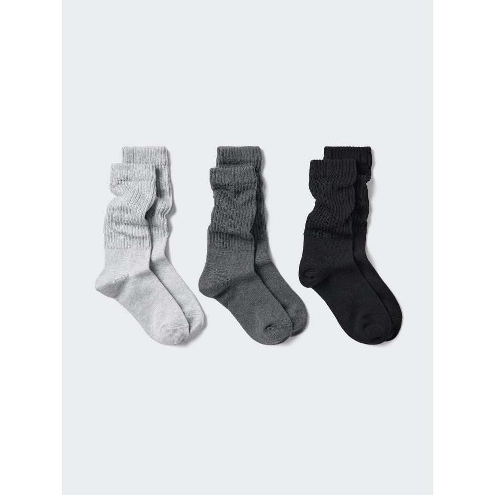 Uniqlo Japan Loose Socks 3 Pair Set