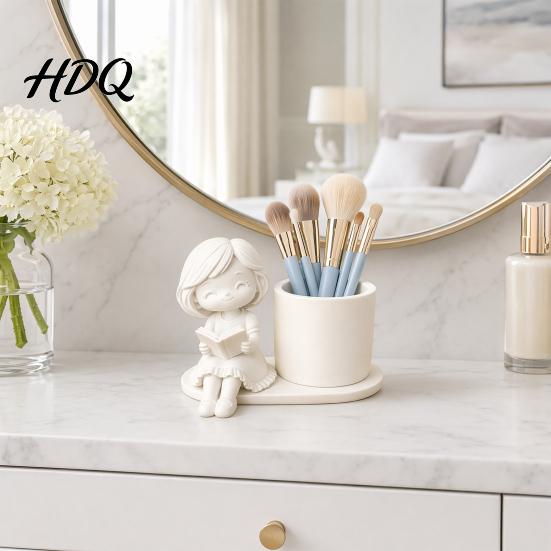 Cute Desk Organizer 3D Printed Pen Holder Creative Desktop for Pencils Gel