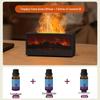 Retro 3D Fireplace Flame Aroma Humidifier & Colorful Desktop Light