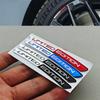 4 Stück/Set Aluminium Auto Radnaben Aufkleber Logo Limitierte Edition Emblem Auto Dekorations Aufkleber Motorrad und Fahrrad Radnaben Abzeichen