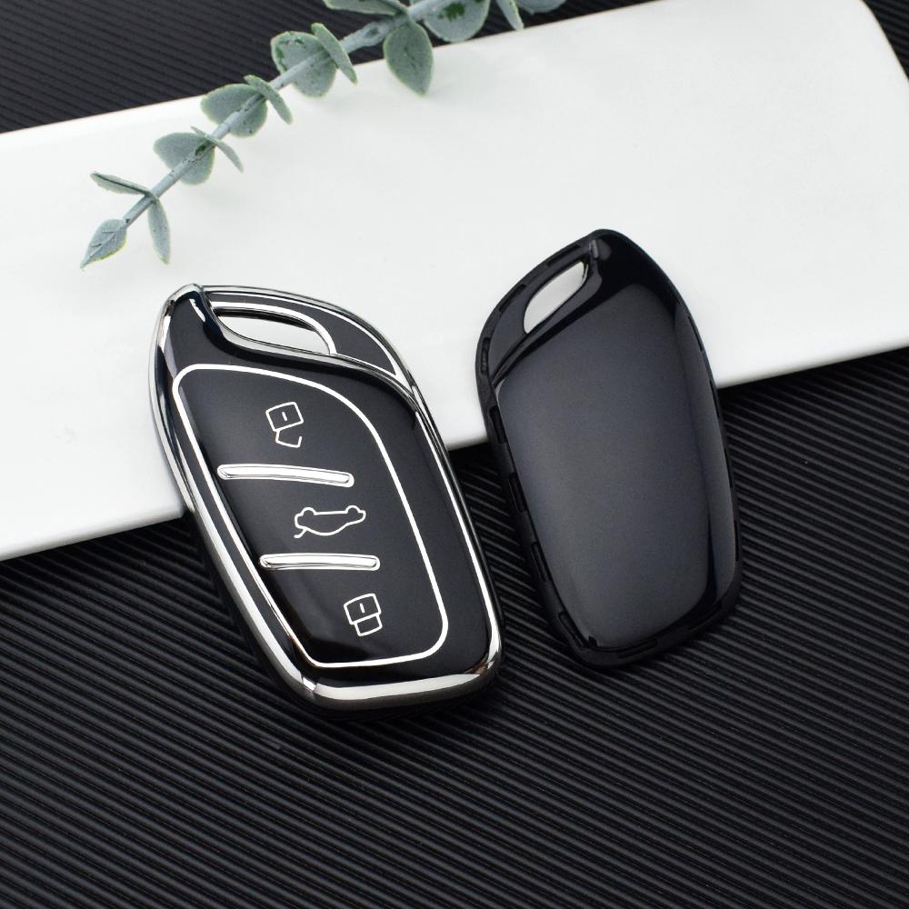 

For Roewe Rx3 Rx5 Rx8 Erx5 I6 I5 For Mg 4 Mg4 Ev Mg Hs Gt Zs Ev Zx Mg5 Mg6 3 Buttons Tpu Fob Key Cover Case
