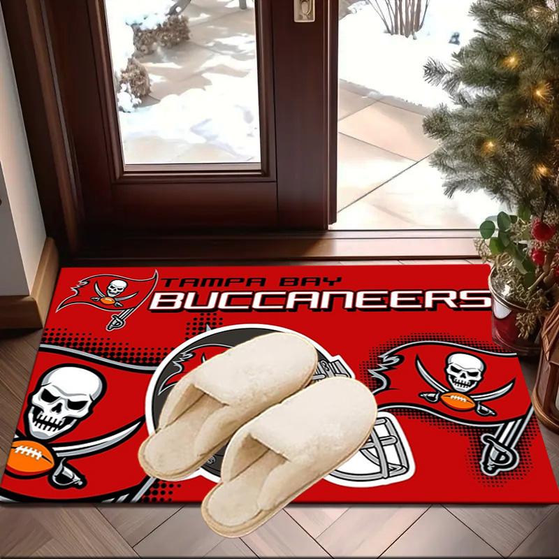 Tampa Bay Buccaneers Helm Bereichsteppich für Büro, Stuhlmatte, Dekorativer Teppich Wohnzimmer Matte, Große Größe Fan Geschenke Weihnachtsgeschenke