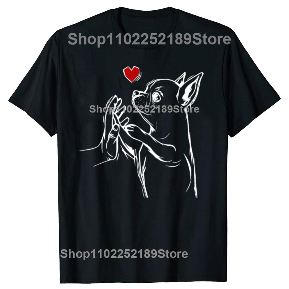 Vtipná grafická trička pro milovníky čivav Pánská Dámská móda Ležérní tričko 100% bavlna Volné Oversized tričko