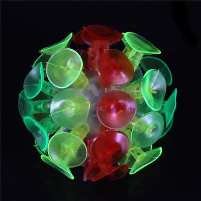 Kunststoff weichen Saugnapf klebrig leuchtenden Ball Spielzeug Outdoor Fun Sport Spiel