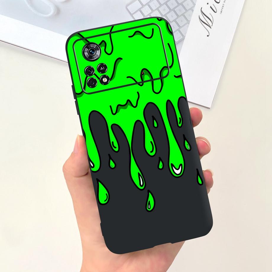 Liquid Silicone Phone Case for Xiaomi POCO X4 Pro 5G Camera Protective Soft Shockproof Back Cover POCO X4 GT X4GT 5G Funda Capa